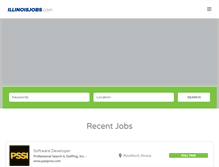 Tablet Screenshot of illinoisjobs.com